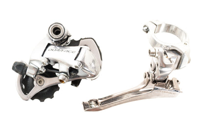 USED Shimano Dura-Ace 7800 2x10 speed Mixed Road Groupset Silver Compact