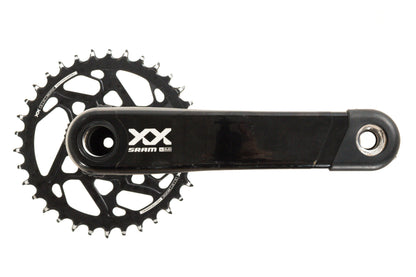 USED SRAM XX SL Eagle T-Type Crankset - 12-Speed, 34t Chainring, Direct Mount, DUB Spindle Interface, Black 175mm