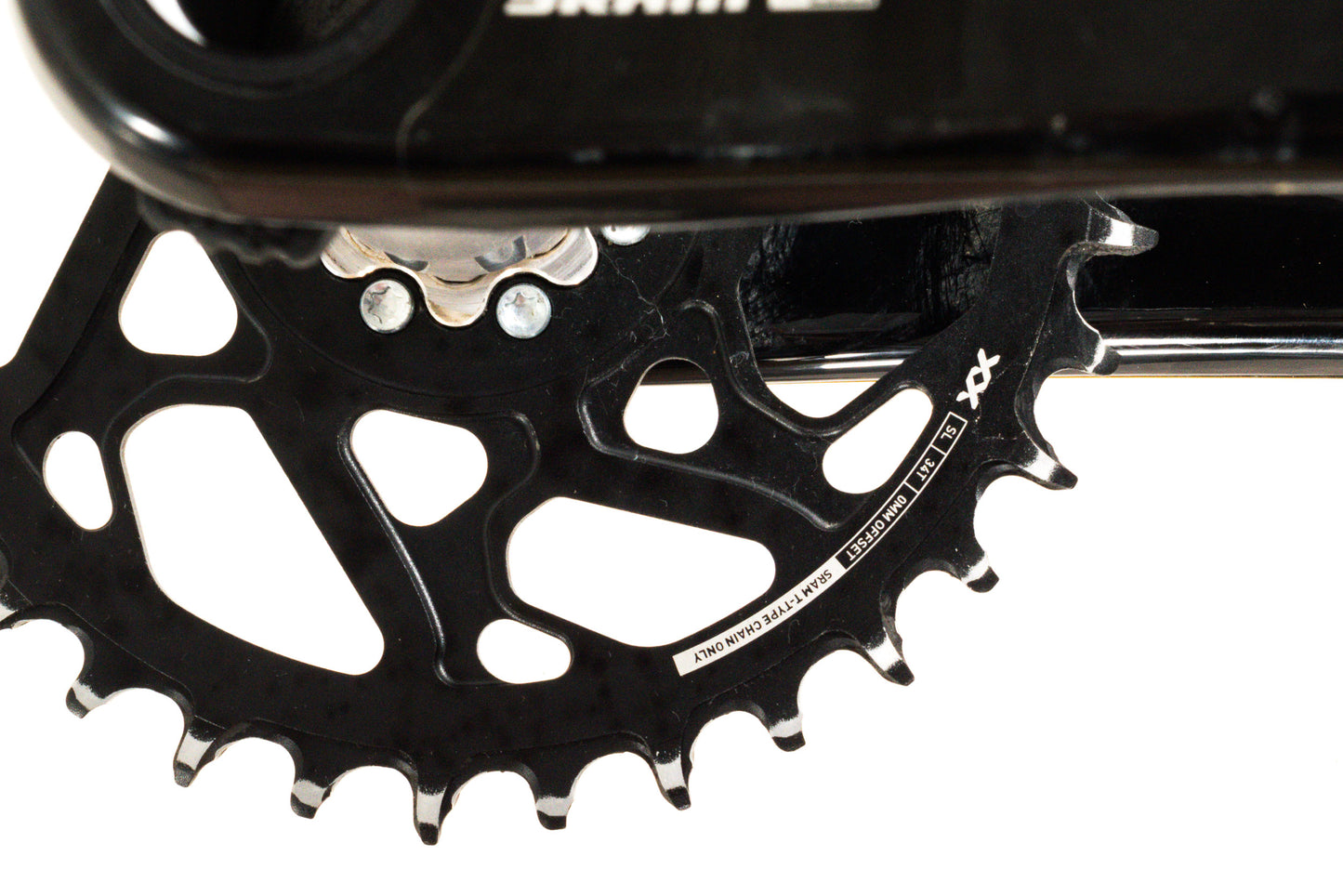 USED SRAM XX SL Eagle T-Type Crankset - 12-Speed, 34t Chainring, Direct Mount, DUB Spindle Interface, Black 175mm