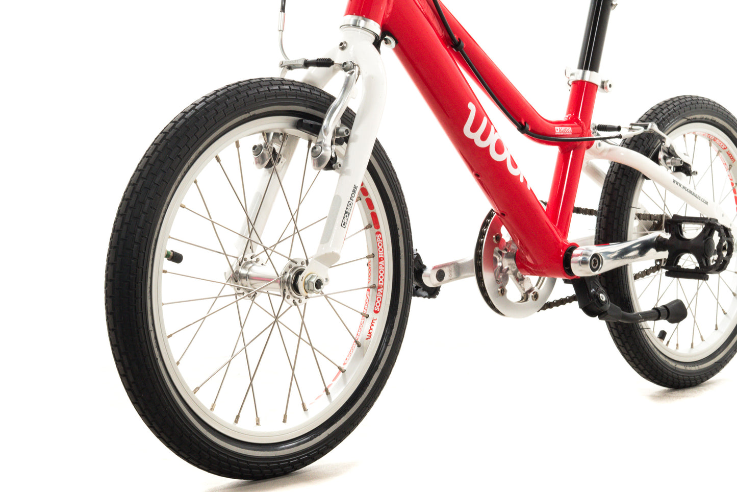 USED Woom 3 16" Kid's Bike Single Speed Red/White