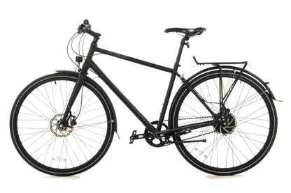 USED Priority Continuum Onyx 19" Belt Drive Enviolo Commuter Bike Black
