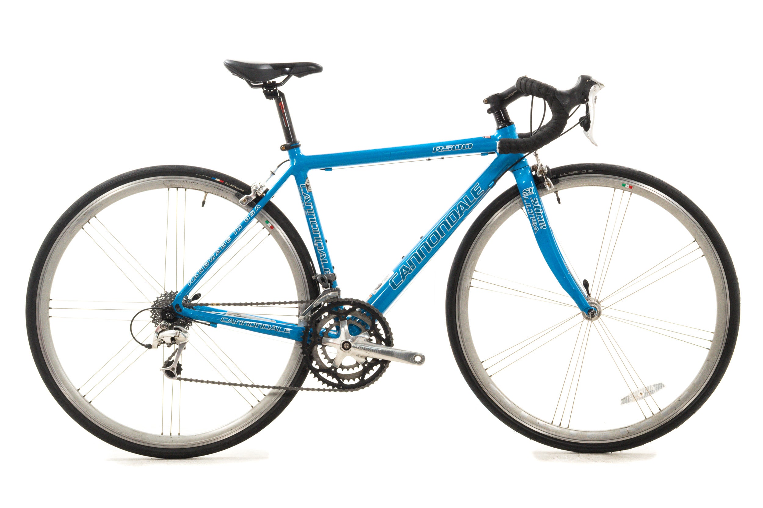 USED Cannondale CAAD4 R500 47cm Aluminum Road Bike Shimano 3x9 speed B