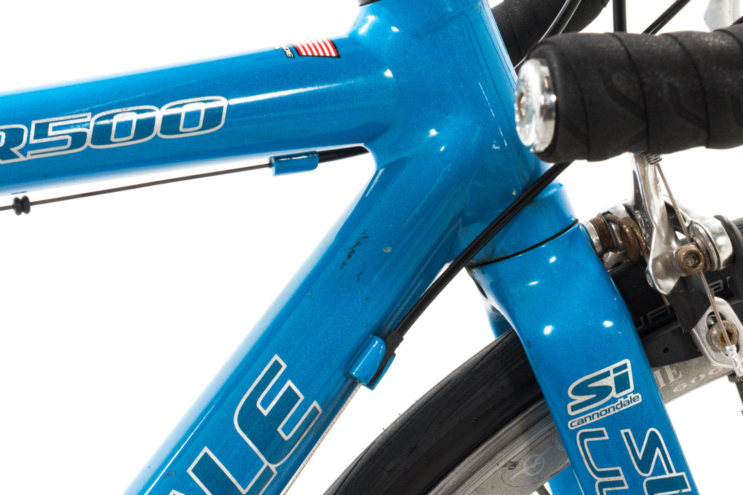 USED Cannondale CAAD4 R500 47cm Aluminum Road Bike Shimano 3x9 speed Blue