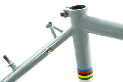NEW (blemished) Bianchi San Jose 52cm Single Speed Cyclocross Gravel Frameset Canti-Brakes Celeste