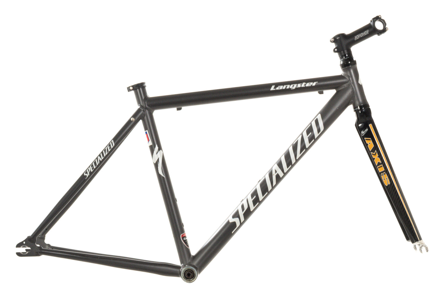 USED Specialized Langster 49cm Aluminum Single Speed Frameset w/ Forte Axis Fork Track Fixed Gear Fixie