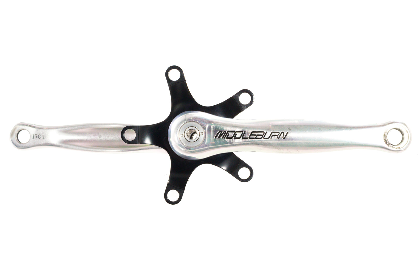 USED Middleburn RS8 X Type 170mm Boost Crankset 24mm Hollow Spindle Polished Silver