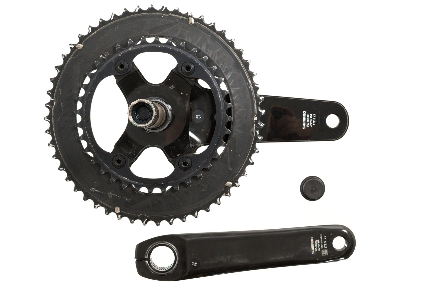 USED Shimano Dura-Ace FC-R9200 172.5mm Road Crankset w/ Ultegra 52/26T 2x12 speed Chainrings