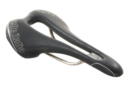 USED Selle Italia SLR Superflow Saddle L3 145mm Carbon Shell Ti 316 Rails
