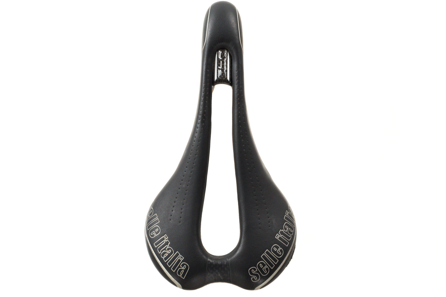 USED Selle Italia SLR Superflow Saddle L3 145mm Carbon Shell Ti 316 Rails