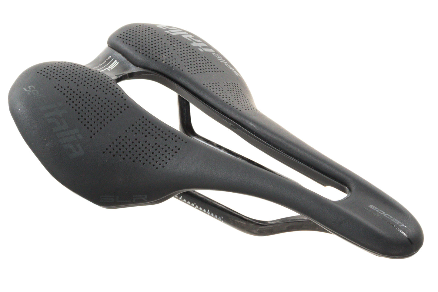 USED Selle Italia SLR Superflow Boost Carbonio Carbon Saddle 145mm L3