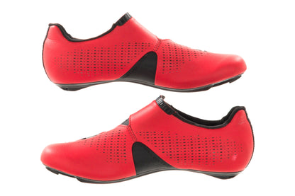 USED Fizik Infinito R1 Men's Carbon Road Bike Shoes Red/Black, Size 42 US 9