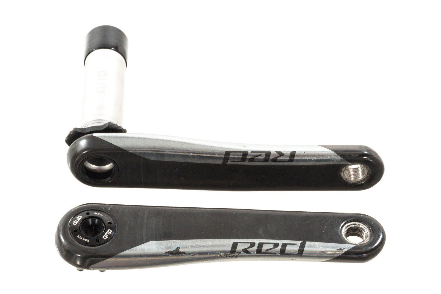 USED SRAM RED AXS Crank Arm Assembly - 170mm, 8-Bolt Direct Mount, DUB Spindle Interface, Natural Carbon, D1