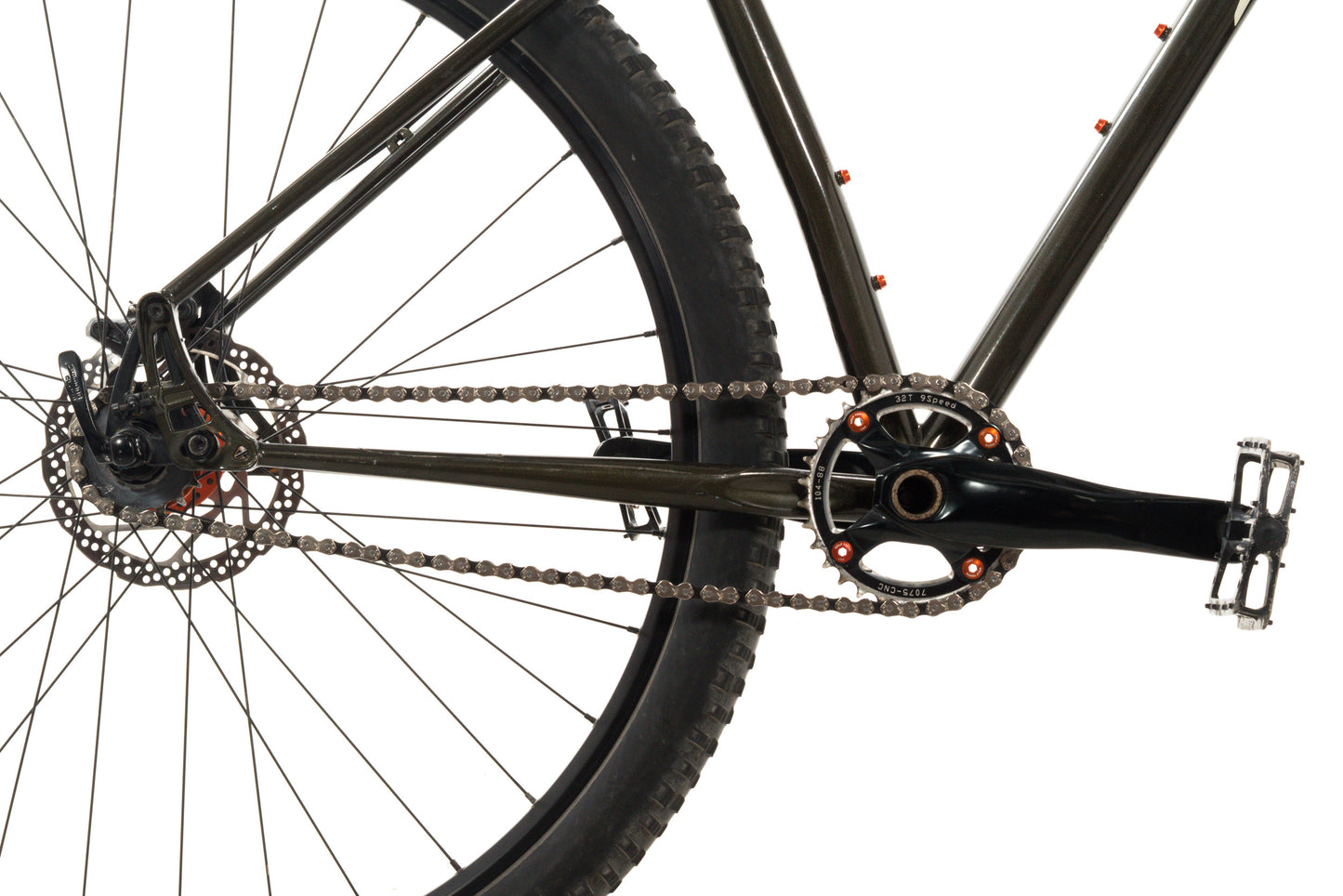 USED 2104 Salsa El Mariachi Medium Single Speed Steel Mountain Bike 29" Hydraulic Disc Brown/Orange