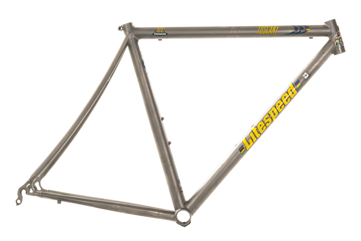 USED 1998 Litespeed Tuscany 52cm Titanium Road Frame 3AL/2.5V 1" Steerer