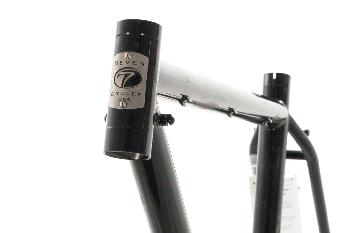 USED Seven Cycles 52cm Black Titanium Gravel/Cyclecross Frame Quick Release Disc Brake
