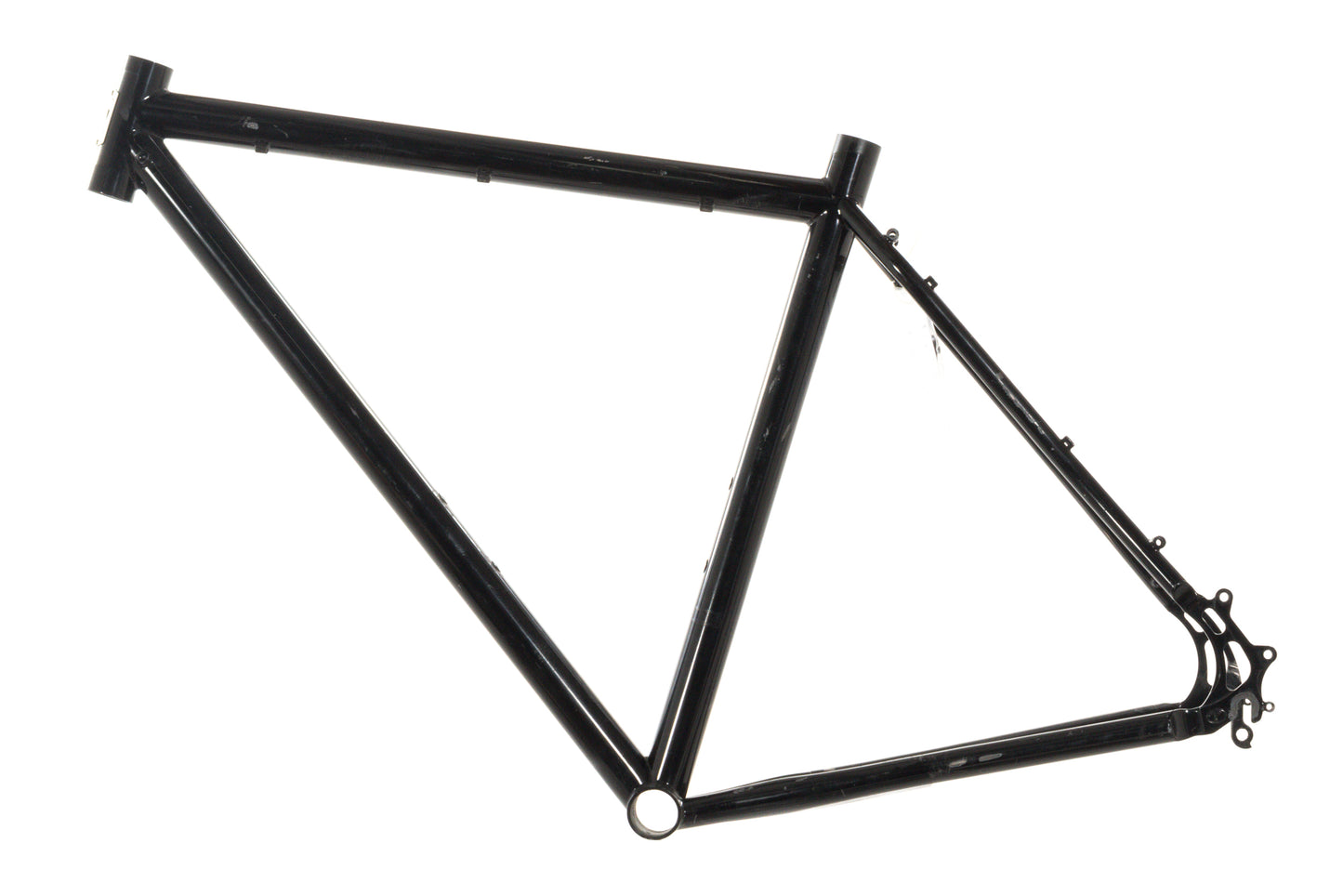 USED Seven Cycles 52cm Black Titanium Gravel/Cyclecross Frame Quick Release Disc Brake