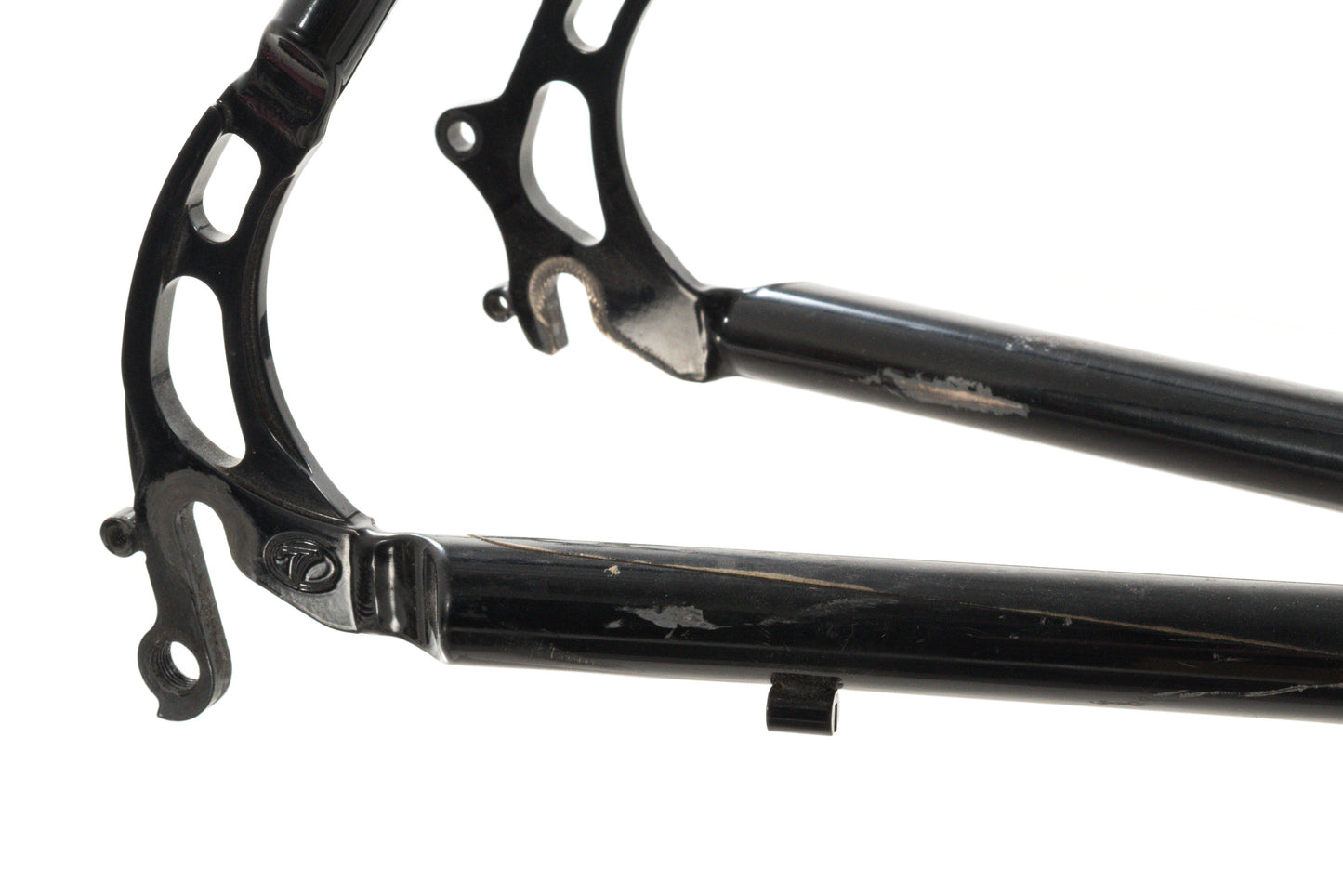 USED Seven Cycles 52cm Black Titanium Gravel/Cyclecross Frame Quick Release Disc Brake