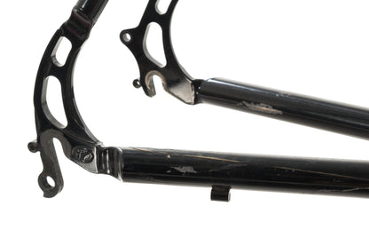 USED Seven Cycles 52cm Black Titanium Gravel/Cyclecross Frame Quick Release Disc Brake