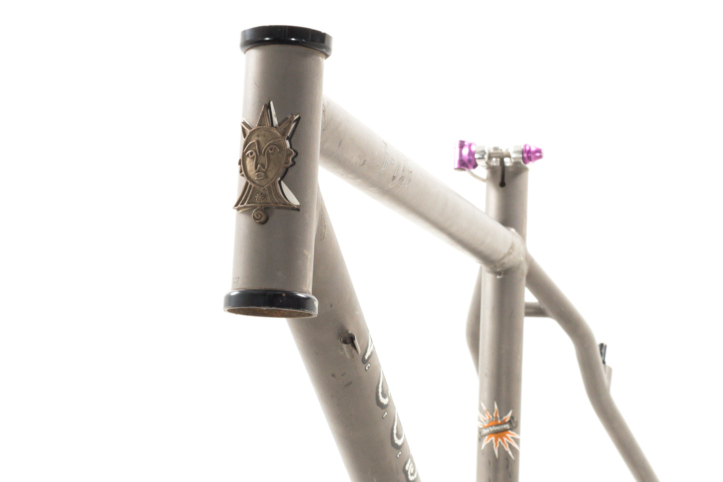 USED 1997 Voodoo Cycles D-JAB 16" Small Titanium 26" Wheel Hardtail Mountain Frame QR Rim Brake
