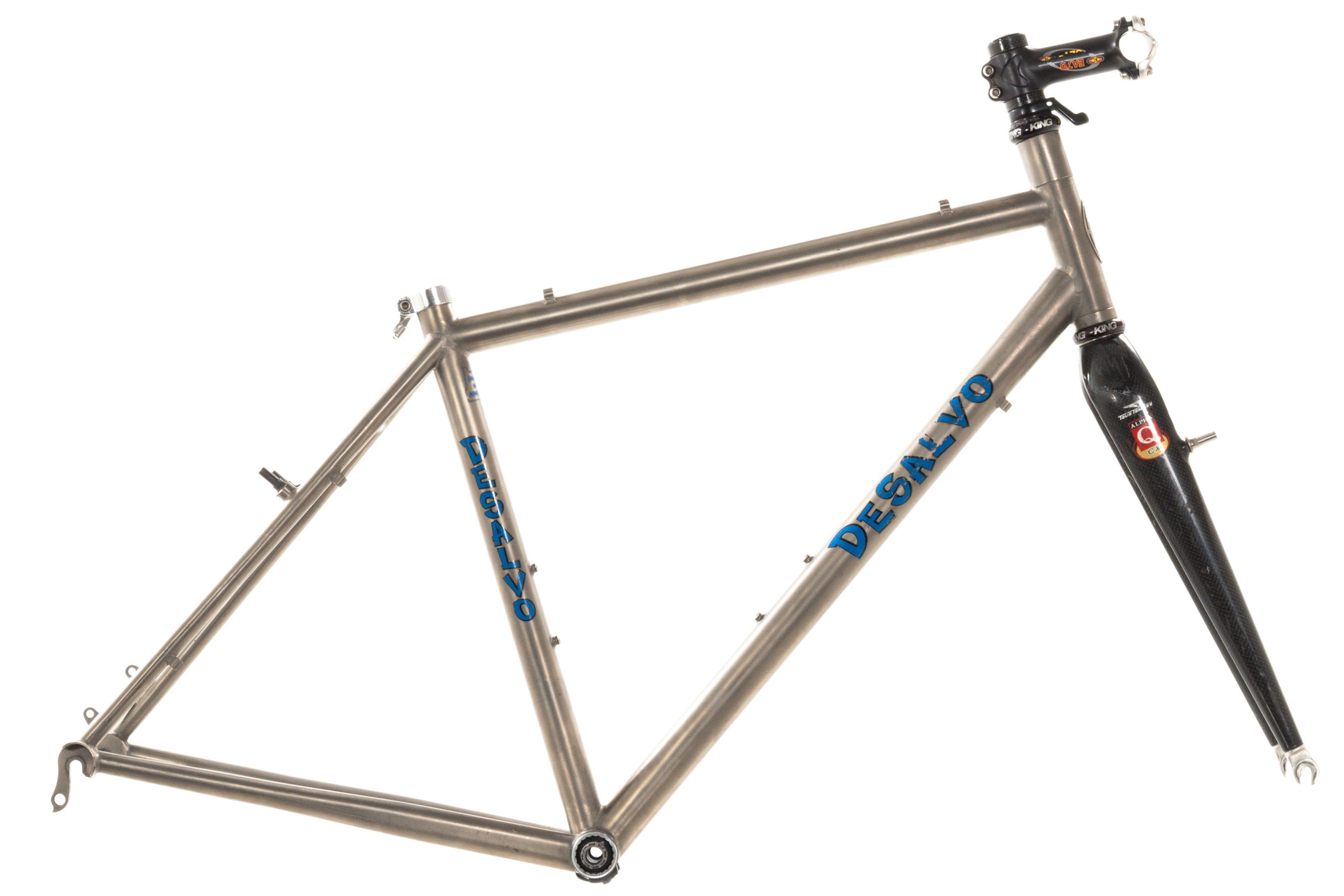 USED Custom DeSalvo 52cm Titanium Cyclocross/Gravel Frame w/ Alpha Q C