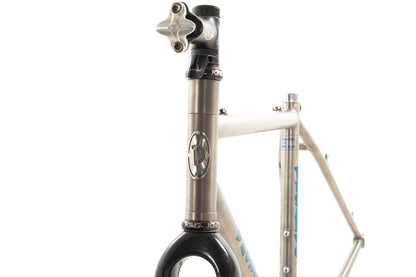 USED Custom DeSalvo 52cm Titamium QR Cyclocross/Gravel Frame w/ Carbon Fork Rim Brake /IS Disc Rear