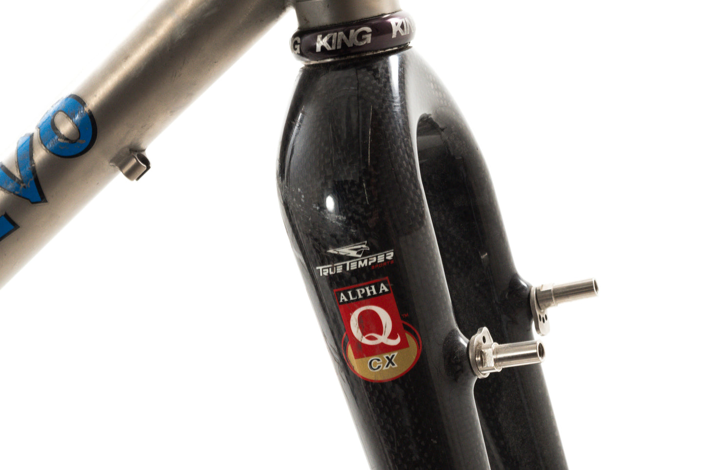 USED Custom DeSalvo 52cm Titamium QR Cyclocross/Gravel Frame w/ Carbon Fork Rim Brake /IS Disc Rear