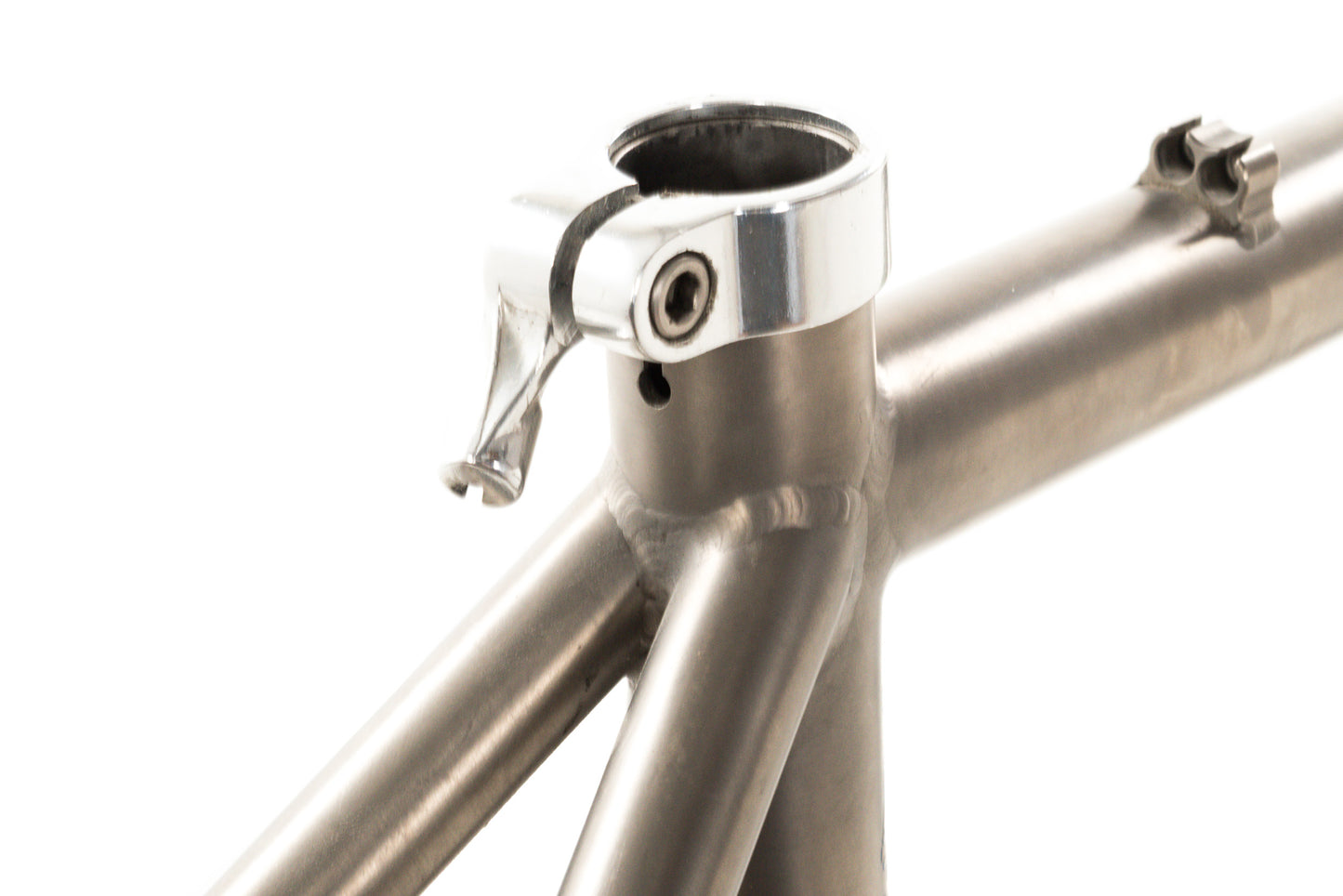 USED Custom DeSalvo 52cm Titamium QR Cyclocross/Gravel Frame w/ Carbon Fork Rim Brake /IS Disc Rear