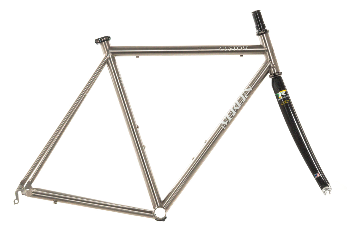 USED Merlin Custom 51cm Titanium QR Road Frame w/ Carbon Fork Center Mount Rim Brake