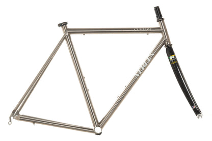 USED Merlin Custom 51cm Titanium QR Road Frame w/ Carbon Fork Center Mount Rim Brake