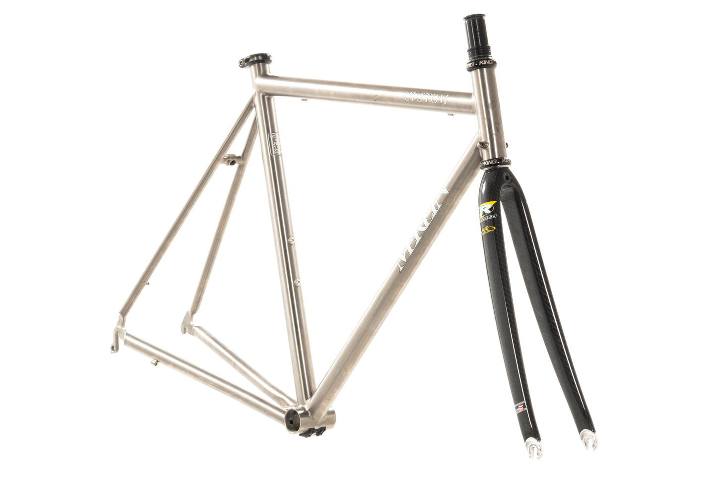 USED Merlin Custom 51cm Titanium QR Road Frame w/ Carbon Fork Center Mount Rim Brake