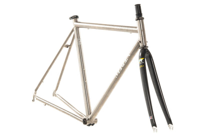 USED Merlin Custom 51cm Titanium QR Road Frame w/ Carbon Fork Center Mount Rim Brake