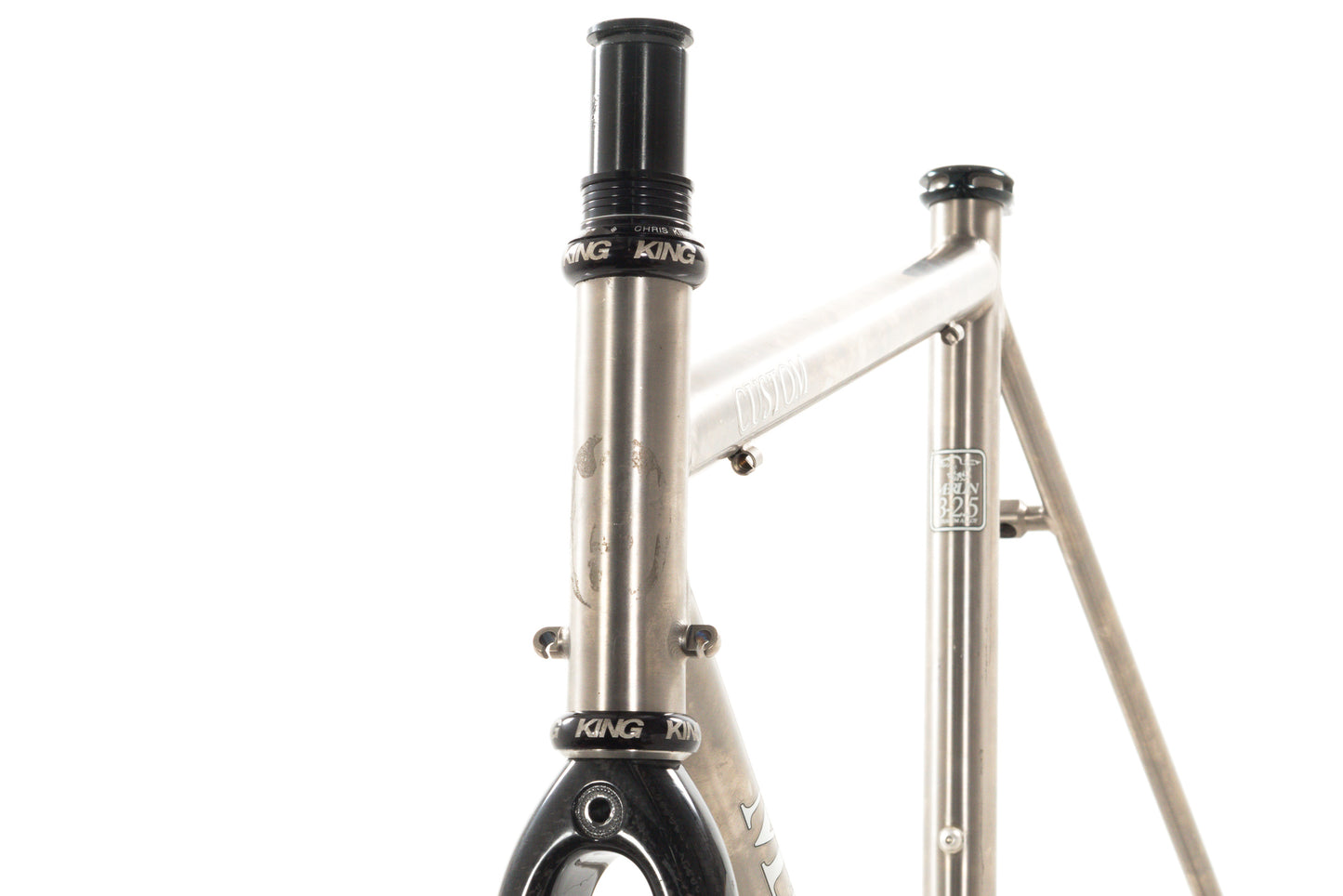USED Merlin Custom 51cm Titanium QR Road Frame w/ Carbon Fork Center Mount Rim Brake