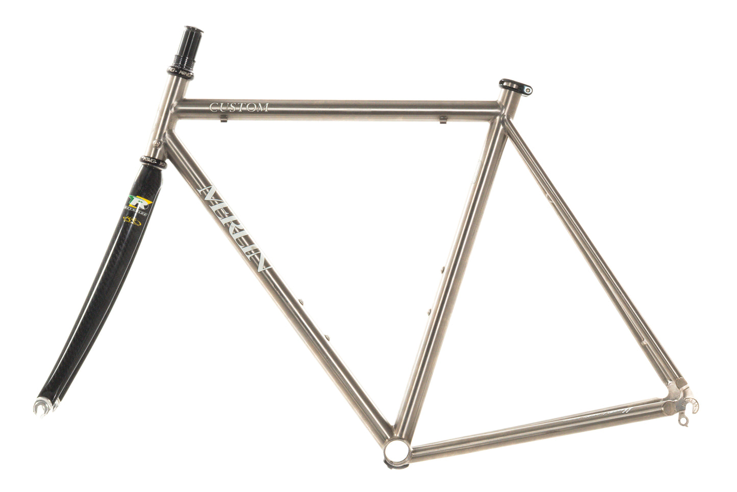 USED Merlin Custom 51cm Titanium QR Road Frame w/ Carbon Fork Center Mount Rim Brake
