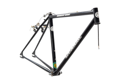 USED Gunnar Street Dog 50cm Black Steel Cyclocross Frame 1" Head Tube w/ Rear Canti Brake