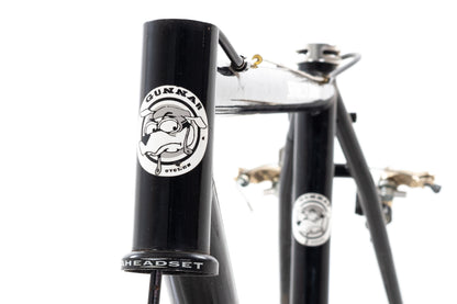 USED Gunnar Street Dog 50cm Black Steel Cyclocross Frame 1" Head Tube w/ Rear Canti Brake