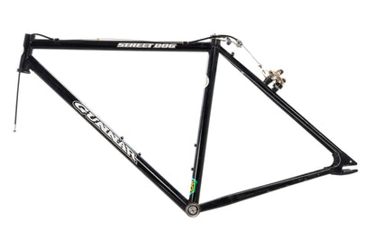 USED Gunnar Street Dog 50cm Black Steel Cyclocross Frame 1" Head Tube w/ Rear Canti Brake