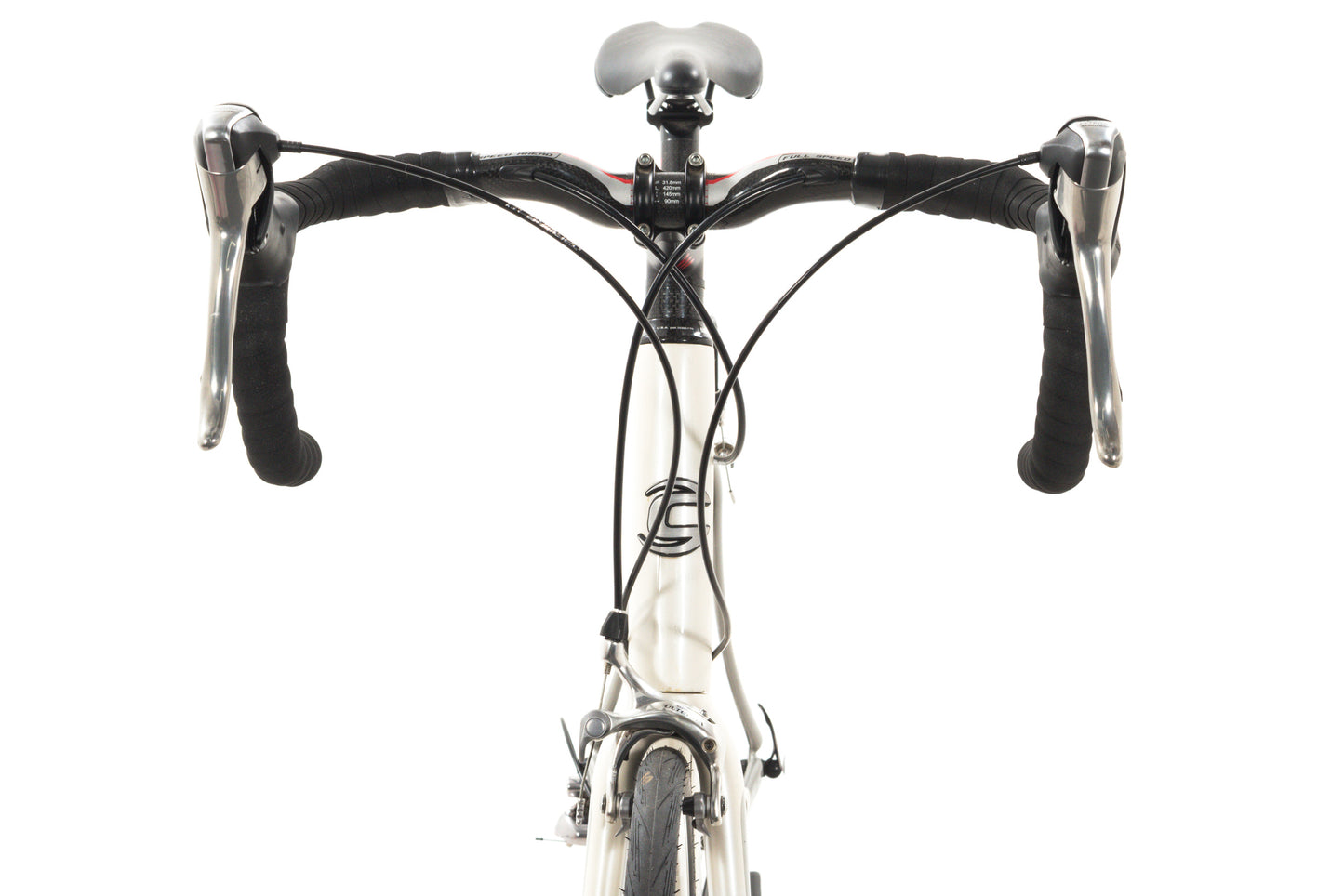 USED Early 2000s Cannondale Synapse 60cm Endurance Road Bike Shimano Ultegra/Dura-Ace 2x10 speed White