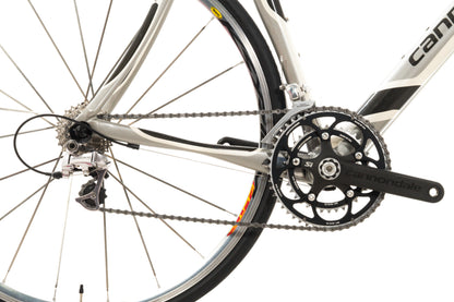 USED Early 2000s Cannondale Synapse 60cm Endurance Road Bike Shimano Ultegra/Dura-Ace 2x10 speed White