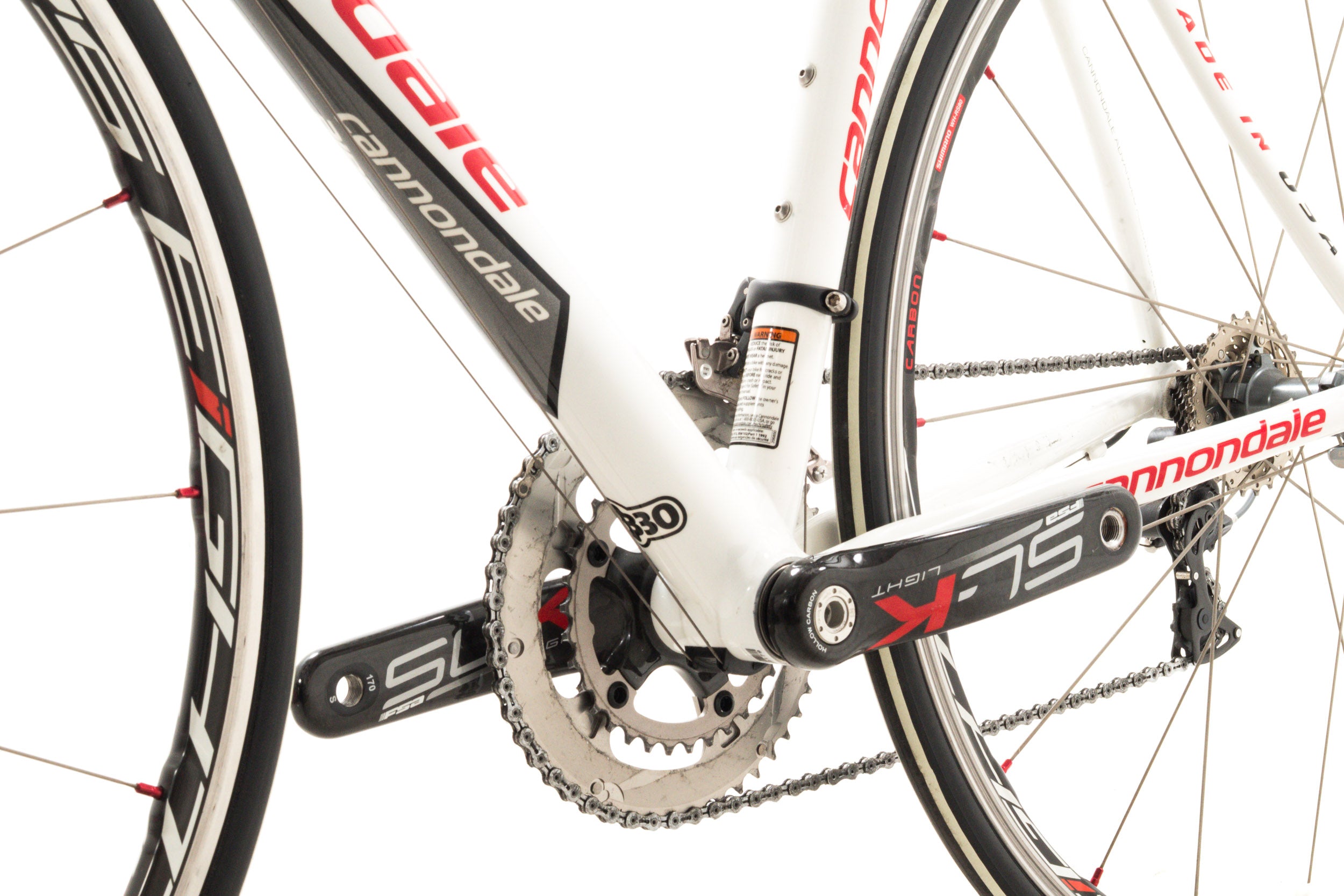 USED Cannondale CAAD9 52cm Aluminum Road Bike Shimano Dura-Ace 2x10 Sp