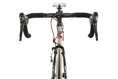 USED Cannondale CAAD9 52cm Aluminum Road Bike Shimano Dura-Ace 2x10 Speed White/Red Made in USA