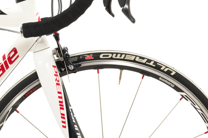 USED Cannondale CAAD9 52cm Aluminum Road Bike Shimano Dura-Ace 2x10 Speed White/Red Made in USA