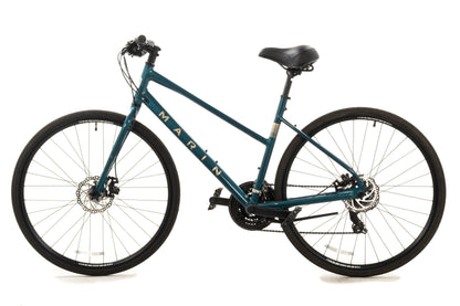 USED Marin Fairfax 1 Large Step Thru Hybrid Bike 3x7 speed Mechanical Disc Brake Blue