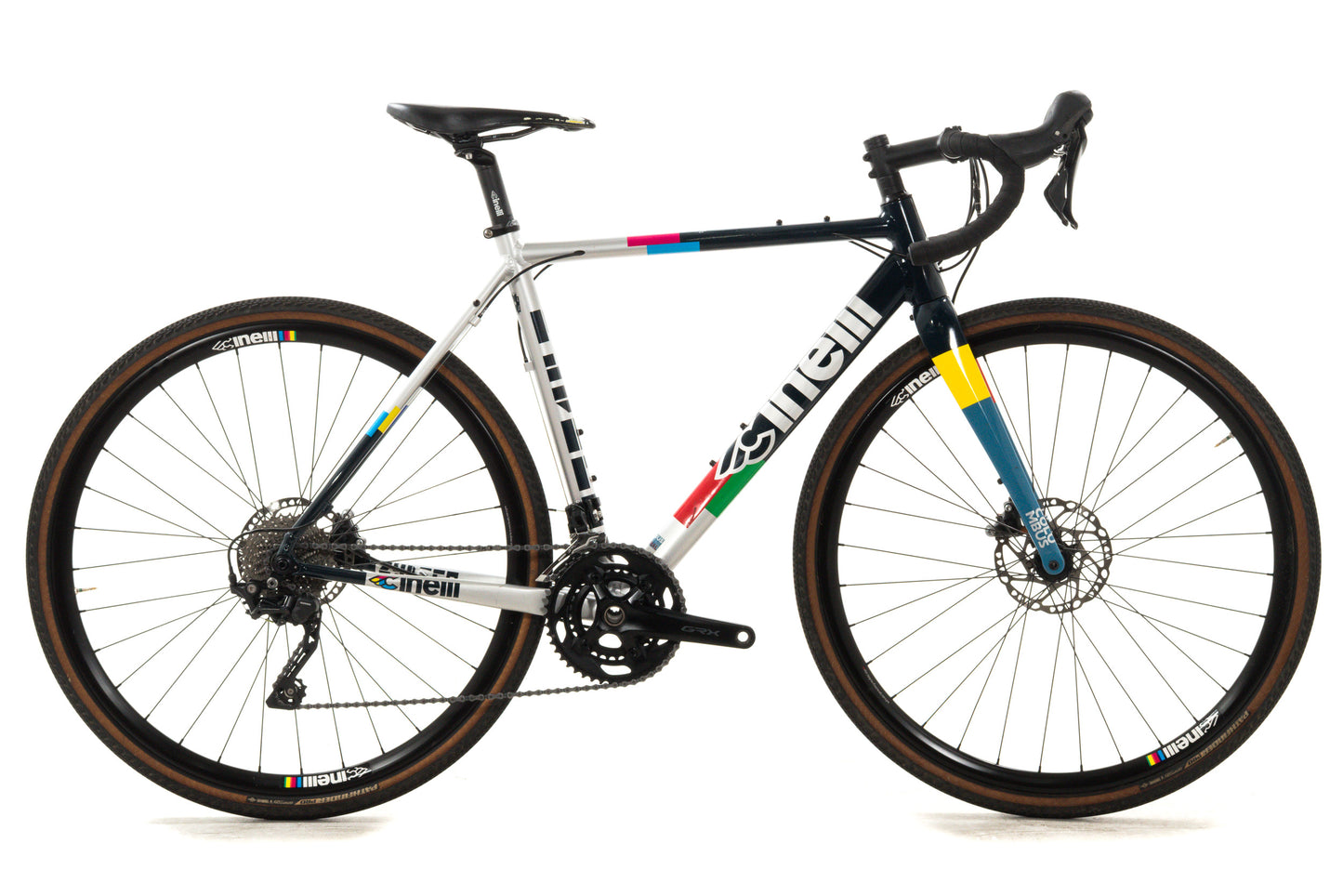 USED 2021 Cinelli Zydeco Medium Aluminum Cyclocross/Gravel Bike Shimano GRX 2x10 speed Multi-Color