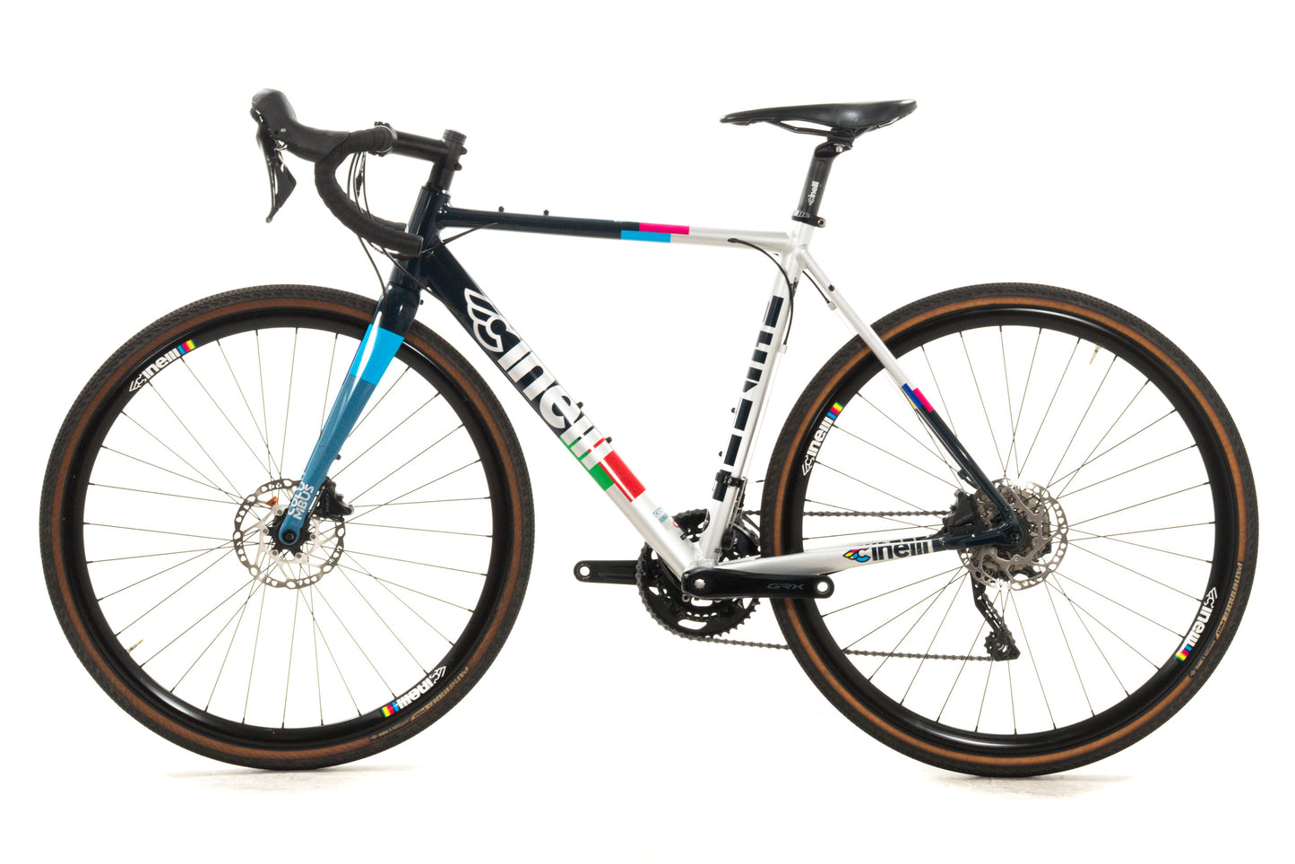 USED 2021 Cinelli Zydeco Medium Aluminum Cyclocross/Gravel Bike Shimano GRX 2x10 speed Multi-Color