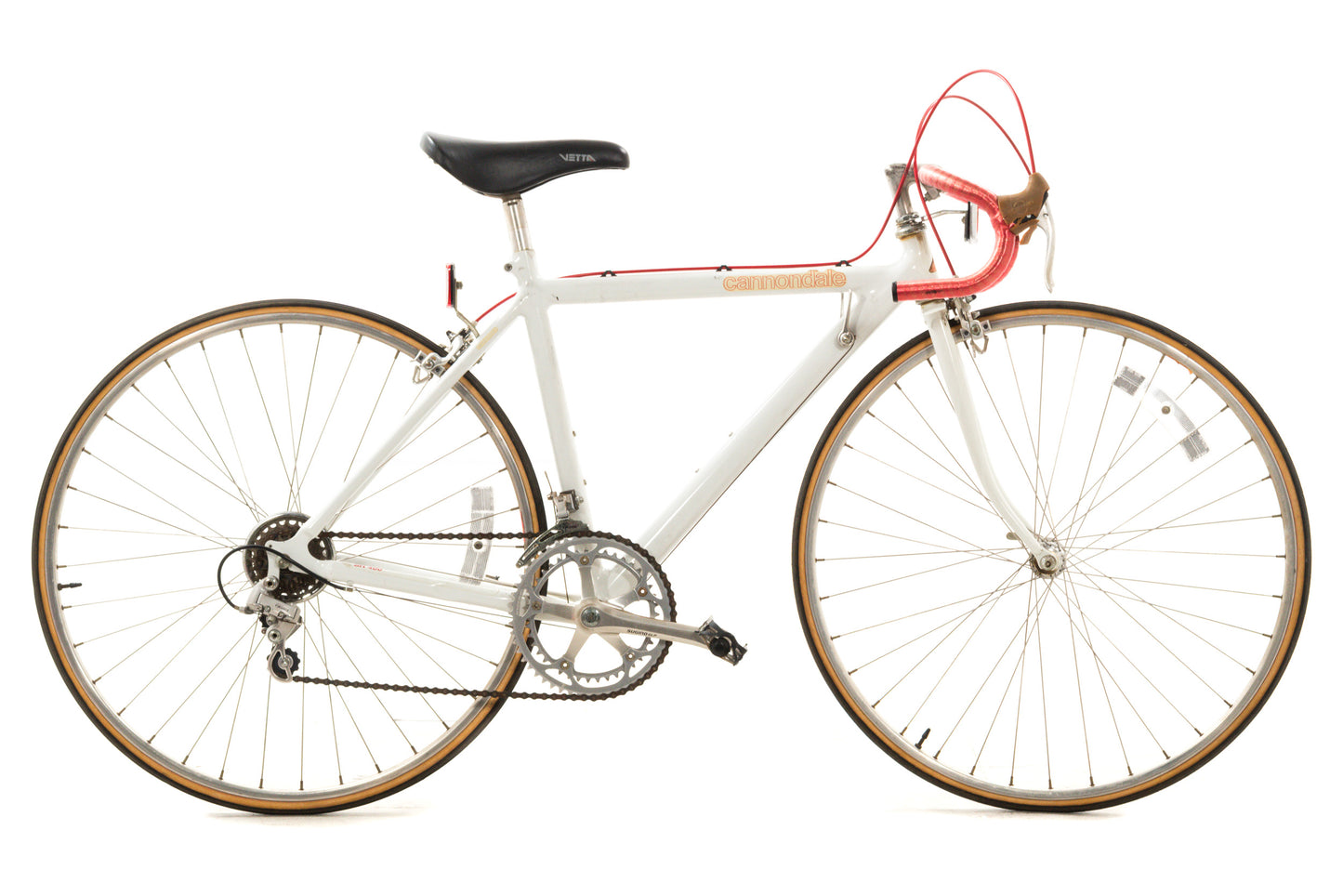 USED Vintage Canondale SR400 48cm Aluminum Road Bike Suntour 2x6 speed White - AS IS