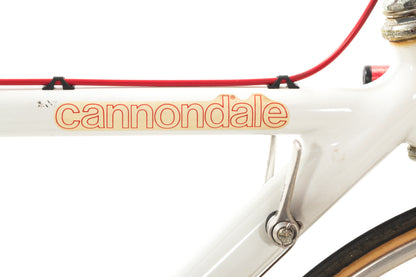 USED Vintage Canondale SR400 48cm Aluminum Road Bike Suntour 2x6 speed White - AS IS