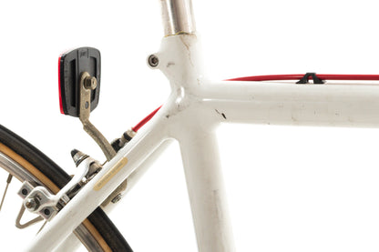 USED Vintage Canondale SR400 48cm Aluminum Road Bike Suntour 2x6 speed White - AS IS