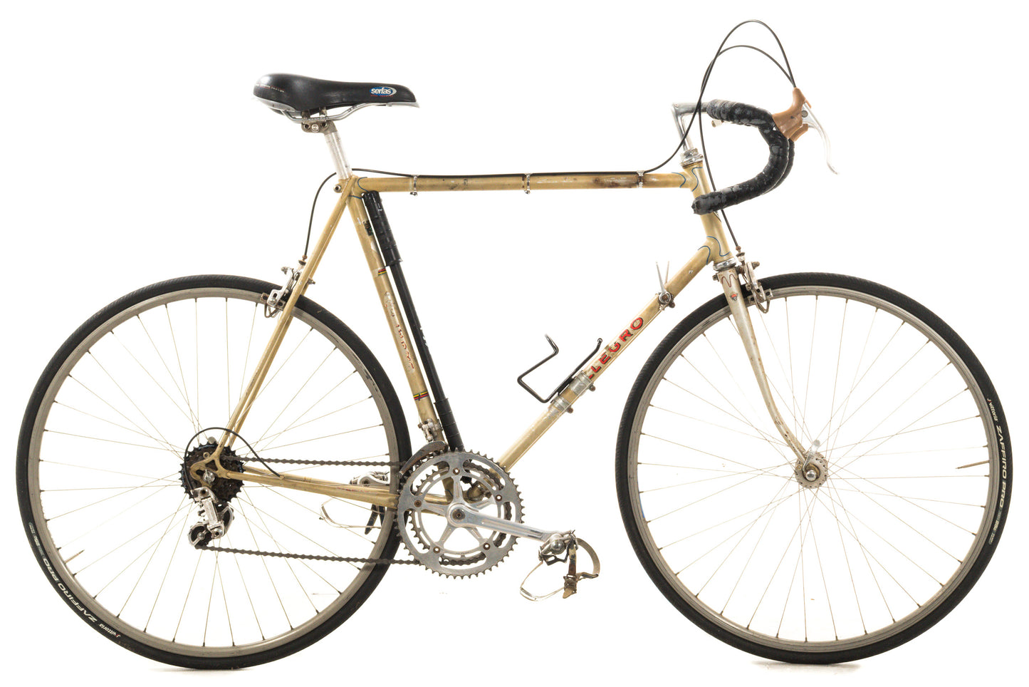 USED AS IS Vintage 1974 Allegro 59cm Lugged Reynolds 531 Steel  Swiss Road Bike Campagnolo 2x5 speed -AS