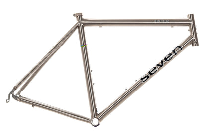 USED Seven Aerios Custome Med/Large Titanium Road Frame Rim Brake QR Made in USA