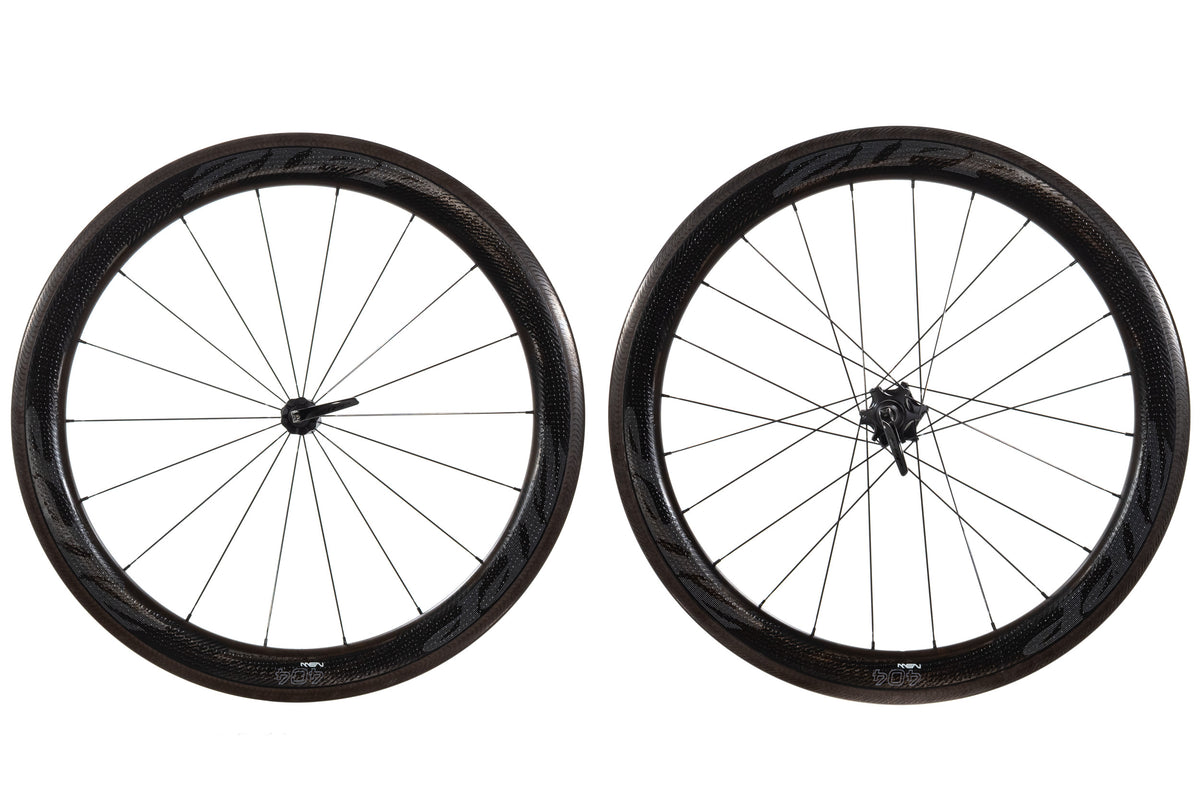 USED Zipp 404 NSW 700C Road Bike Carbon Wheelset Rim Brake Quick Release Shimano HG 11 speed